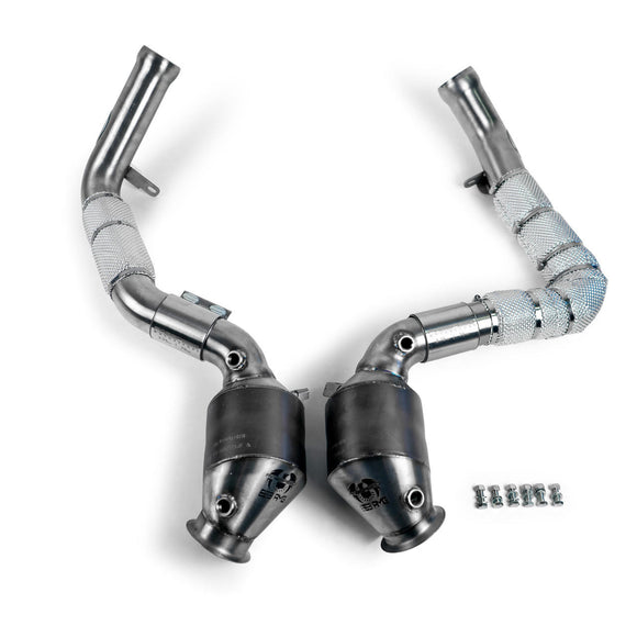 Fabspeed Mercedes-Benz AMG E-63s / GT63 Sport Cat Downpipes (2015-2021)