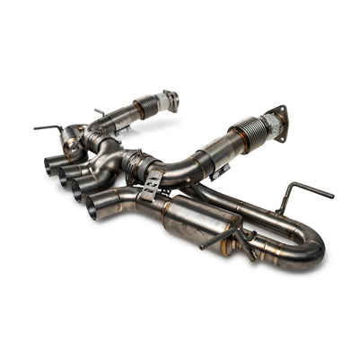 Fabspeed Chevrolet Corvette C8 Z06 Titanium Valved Cat-Back Exhaust System (2023+) - 0