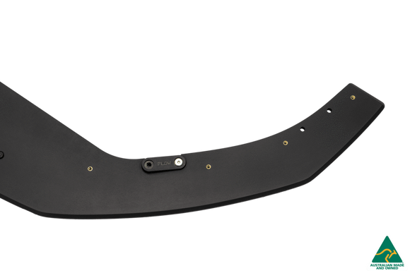 Flow Designs S3 8V Sedan Facelift Front Lip Splitter & Mounting Brace