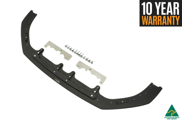 RS3 8V Sedan FL Front Lip Splitter & Stainless Steel Mounting Brace