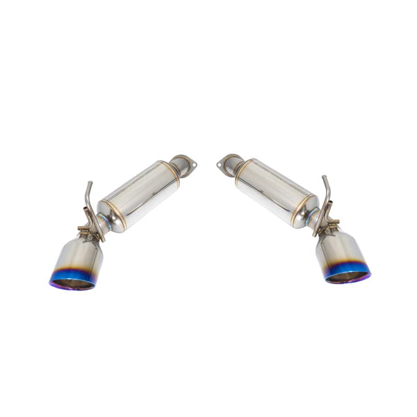 REMARK Axleback Exhaust. Nissan 370Z. Burnt Stainless Double Wall Tip