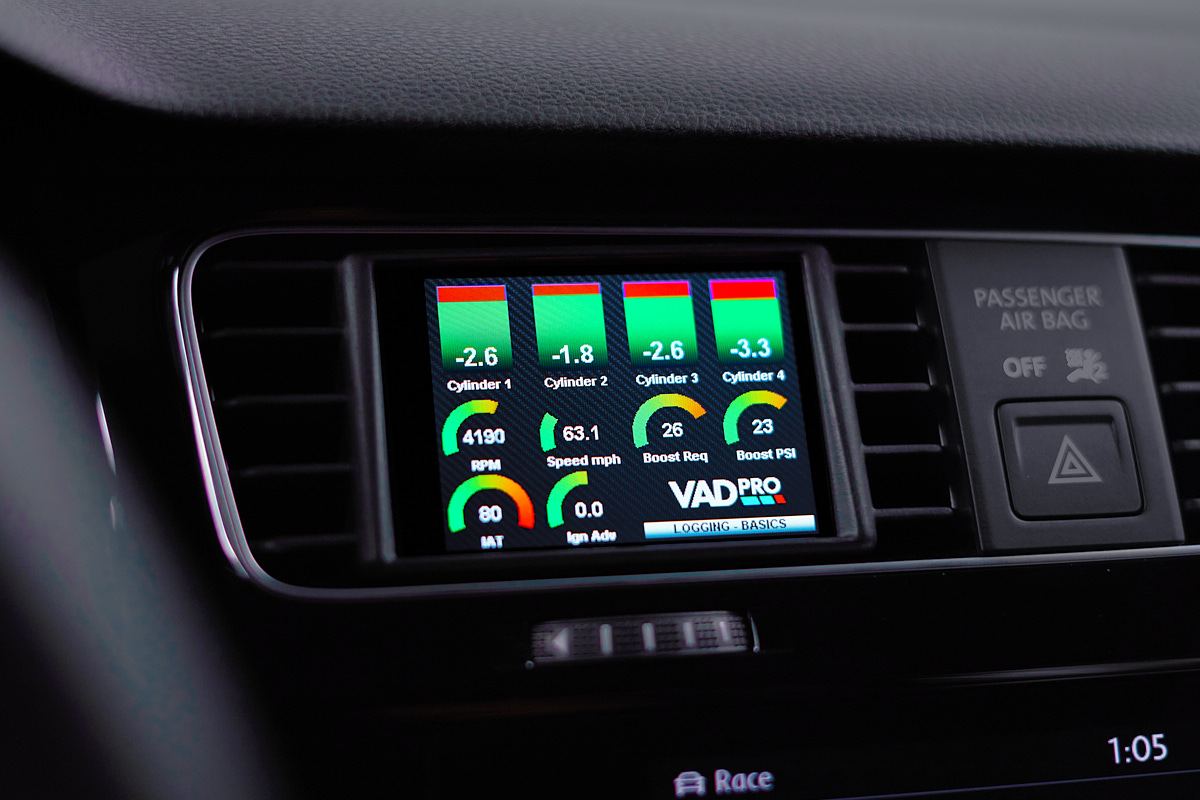 VADPRO VAD32 VERSATILE AUTOMOTIVE DISPLAY FOR VW MK7 GOLF PLATFORM