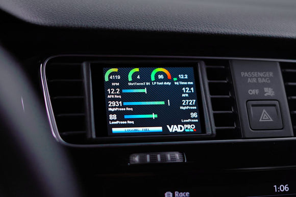 VADPRO VAD32 VERSATILE AUTOMOTIVE DISPLAY FOR VW MK7 GOLF PLATFORM