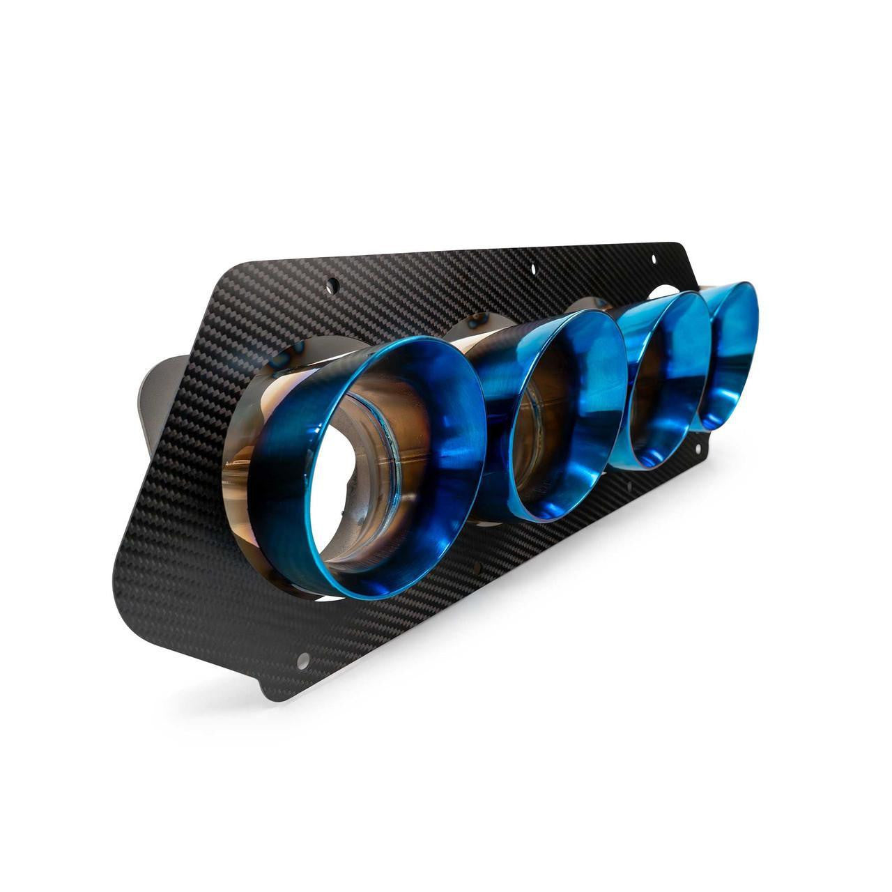 Fabspeed Chevrolet Corvette C8 ZR1 Titanium Quad Tips (2025+)