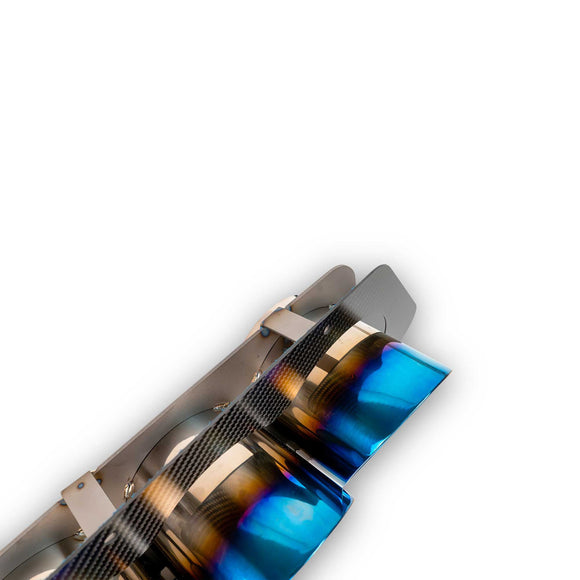 Fabspeed Chevrolet Corvette C8 Z06 Titanium Quad Tips (2023+)