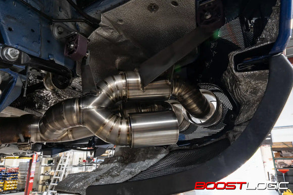 Boost Logic Titanium Axle Back Valved Exhaust System for Ferrari 812