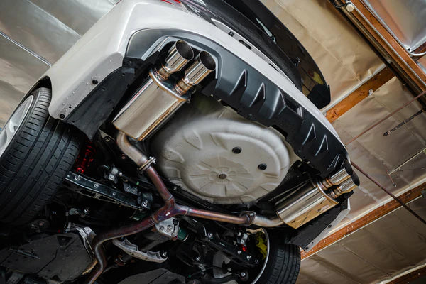 REMARK Axleback Exhaust. Subaru WRX STi VA. Burnt Stainless Single Wall Tip (Muffler Ver.) - 0