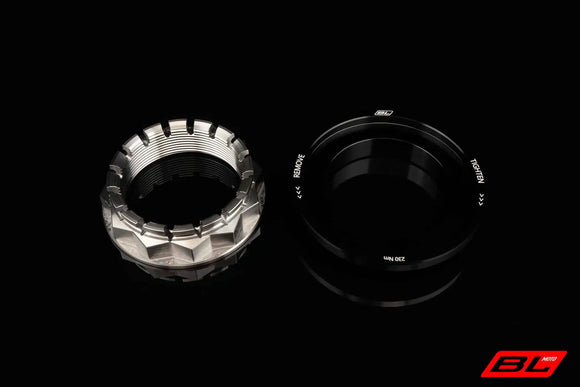 Boost Logic Titanium Nut and Aluminum Cone Kit for Ducati Panigale V4 Rear Axle