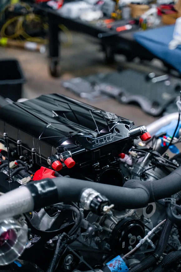 Hellion 2022+ Ford Raptor R 5.0L Top-Mount “Mirror Image” Twin Turbo System