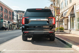 Corsa 2021-2023 Tahoe / GMC Yukon 4DR 6.2L 4WD Dual Rear 3in - 2.75in Sport Cat-Back DW 4in BLKTips - 0