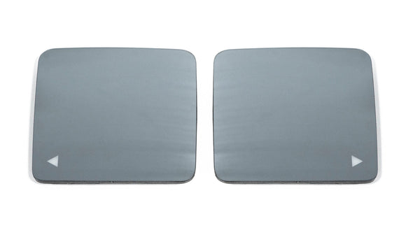 OLM Convex Mirrors with Defrosters and BSM (Chrome) - 2018 Wranger
