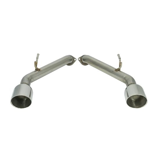 REMARK Axleback Exhaust. Infiniti Q50. Stainless Double Wall Tip - 0