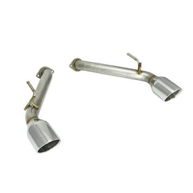 Remark 2017+ Infiniti Q60 Axle Back Exhaust w/Stainless Steel Double Wall Tip - 0