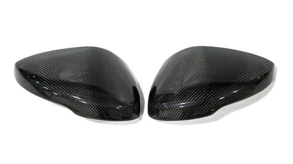 OLM Full Replacement Carbon Fiber Mirror Covers w Turn Signal - 2022 Honda Civic Type R