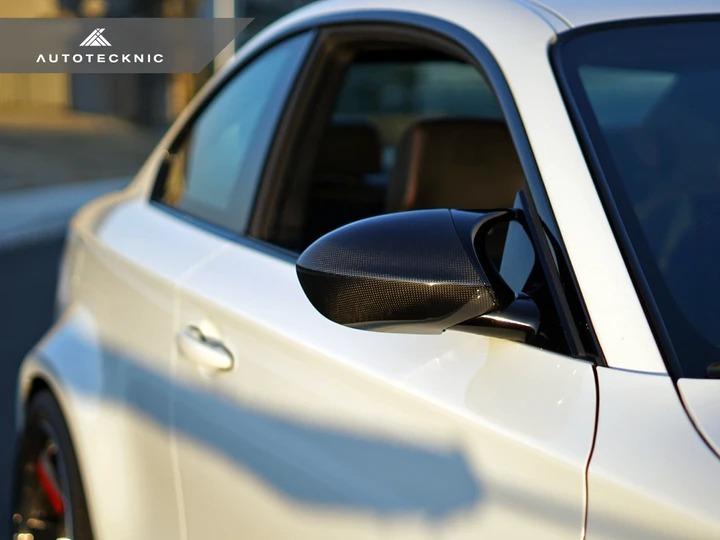 Autotecknic Replacement Version II Dry Carbon Mirror Covers - BMW E9X M3 | E82 1M - 0