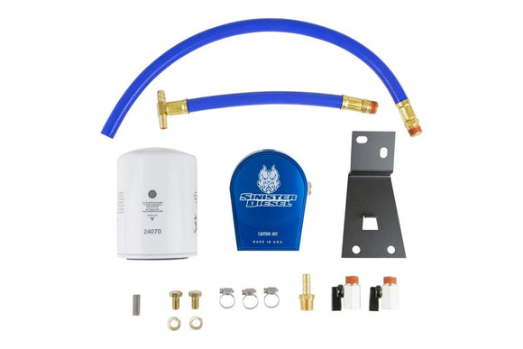 Sinister Diesel 99-03 Ford 7.3L Powerstroke Coolant Filtration System w/ Wix Filter