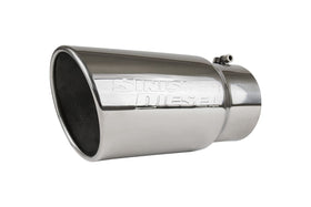 Sinister Diesel Universal Polished 304 Stainless Steel Exhaust Tip (5in to 6in)