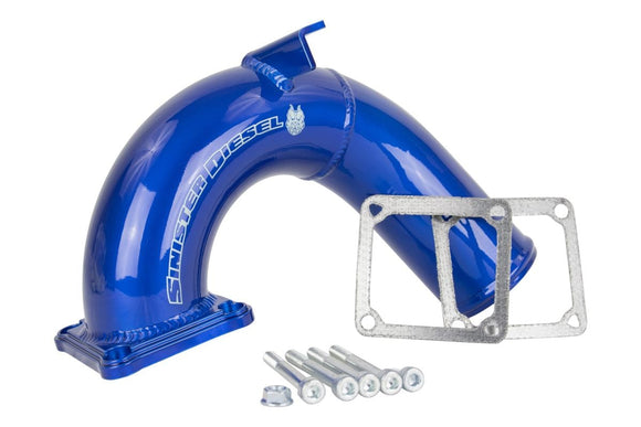Sinister Diesel 03-07 Dodge Cummins 5.9L Intake Elbow - Blue