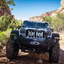 Rock Slide 07-18 Jeep JK 2-4 Door Rigid Full Front Bumper / Complete With Winch Plate-3