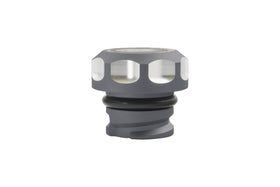 Sinister Diesel 11+ Ford Powerstroke 6.7L/ 2017+ Chevy Duramax Oil Fill Cap - Gray