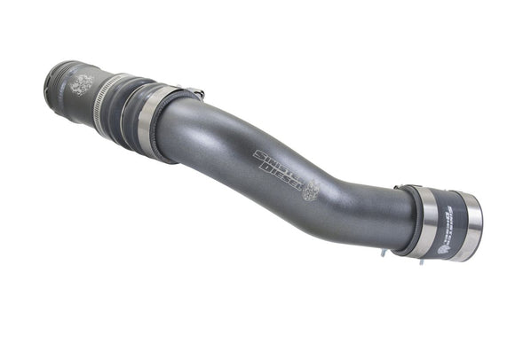 Sinister Diesel 2011+ Ford Powerstroke 6.7L Hot Side Charge Pipe - Gray