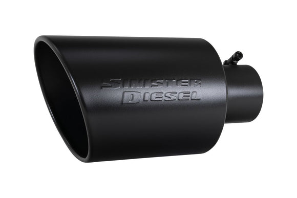 Sinister Diesel Black Ceramic Coated Stainless Steel Exhaust Tip (4in. to 8in.)