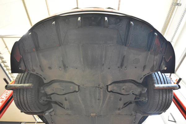 Maxton Design Rear Splitter (With Vertical Bars) V.1 - Tesla Model 3 Project Highlight (Facelift)