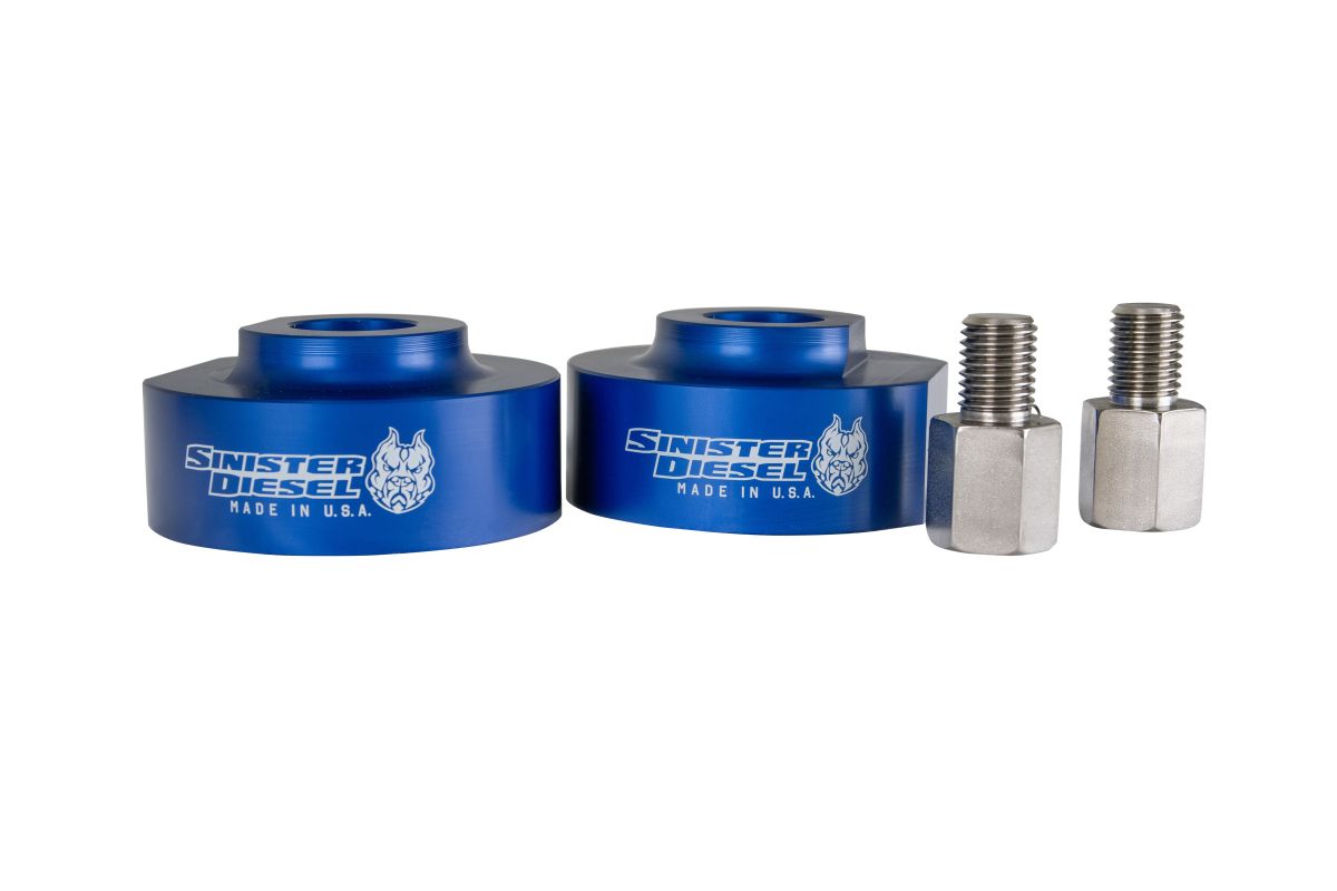 Sinister Diesel 04-15 Ford Powerstroke (2WD Only) Blue Leveling Kit
