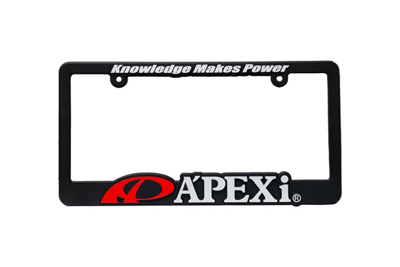 APEXi Accessories. A'PEX License Plate Frame. Ver. 2 Red Logo