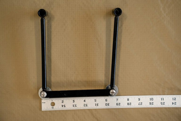 Willie & Max Universal Saddlebag Hard Mount Steel Kit - Black