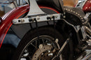 Willie & Max Universal Saddlebag Hard Mount Steel Kit - Black-5