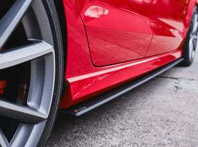 Flow Designs Audi S3 8V PFL Sedan Side Skirt Splitters V3 (Pair) - 0