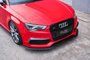 Flow Designs Front Splitter Extensions (Pair) - Audi S3 8V PFL Sedan-4