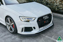 RS3 8V Sedan FL Front Lip Splitter Extensions (Pair)-5