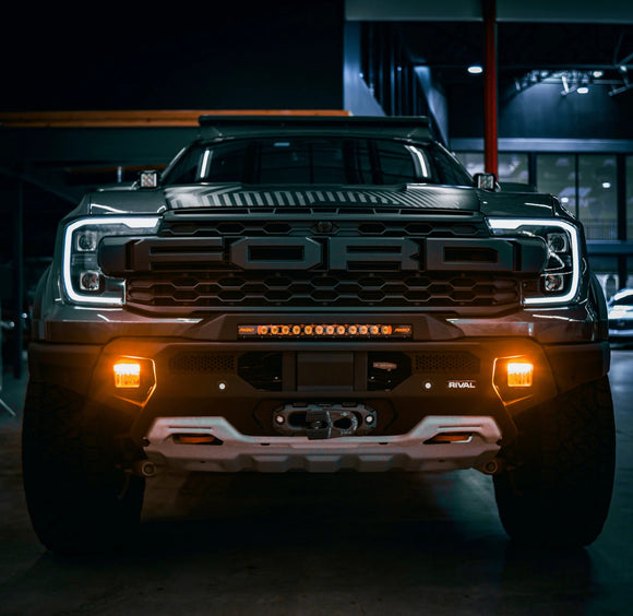 RIVAL Front Aluminum Bumper 2024-2025 Ford Ranger Raptor U.S. with Winch Mount and Recovery Points