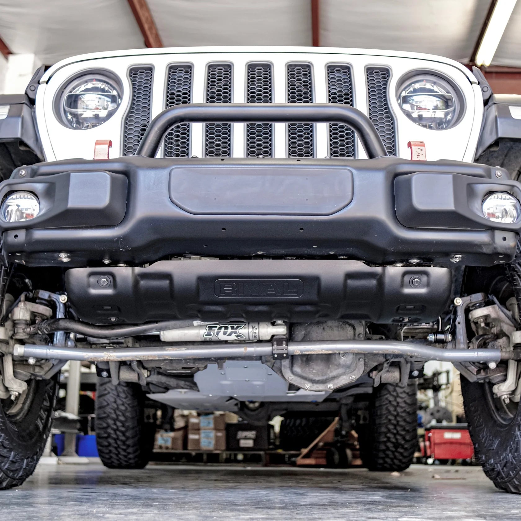 RIVAL Lower Skid Plate 2018-2025 Jeep Wrangler JL | 2007-2018 Jeep Wrangler JK | 2020-2025 Jeep Gladiator Except Mojave - 0