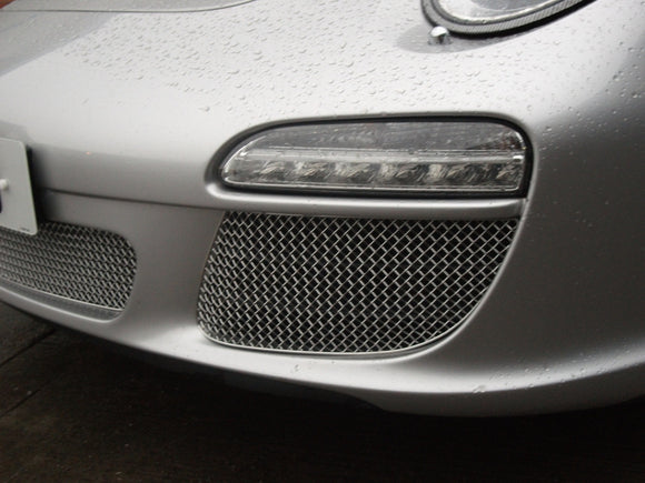 Zunsport Porsche Carrera 997.2 C4 + C4S - Outer Grille Set - Silver finish