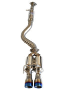 Invidia 22+ Toyota GR Corolla R400 Rolled Titanium Tip Cat-Back-5