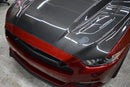 Anderson Composites 15-17 Ford Mustang (Excl. GT350/GT350R) Double Sided Carbon Fiber Cowl Hood-11