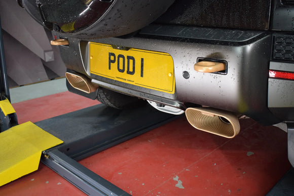 Land Rover Defender OCTA 110 P635 - Sound Wave 3D Printed Tail-Pipes (2025 on)
