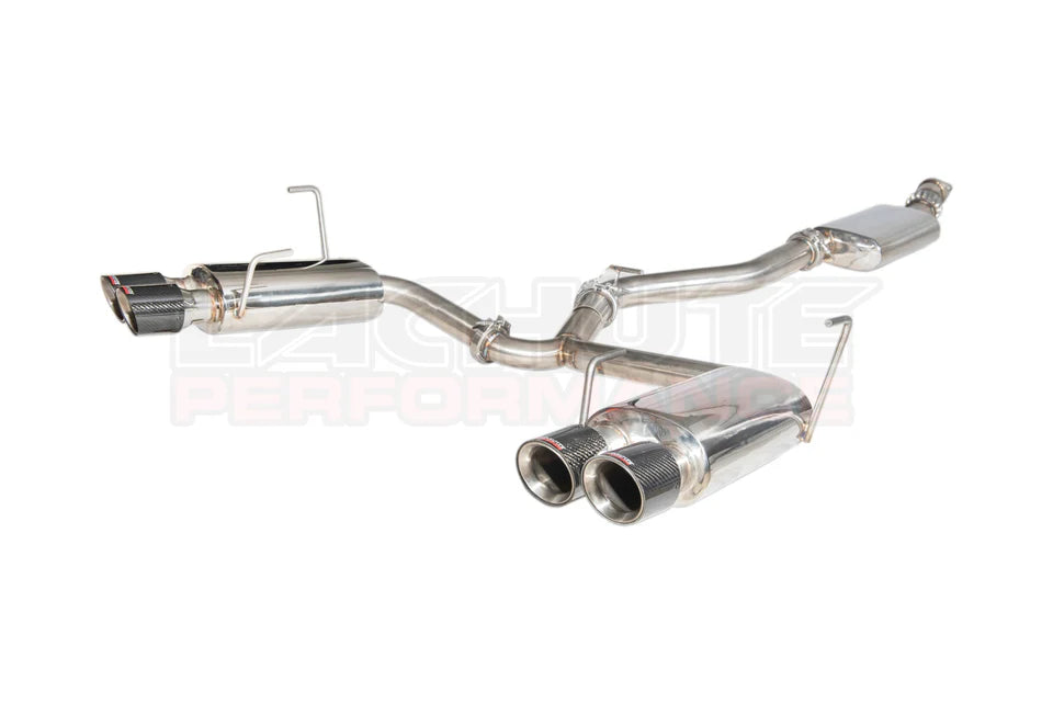 LP Aventure 2022+ Subaru WRX Catback Exhaust w/ Resonator & Carbon Tips - 0