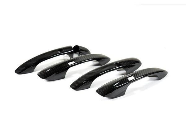 AutoTecknic Dry Carbon Fiber Door Handle Trims | Mercedes-Benz W205/W213/W222