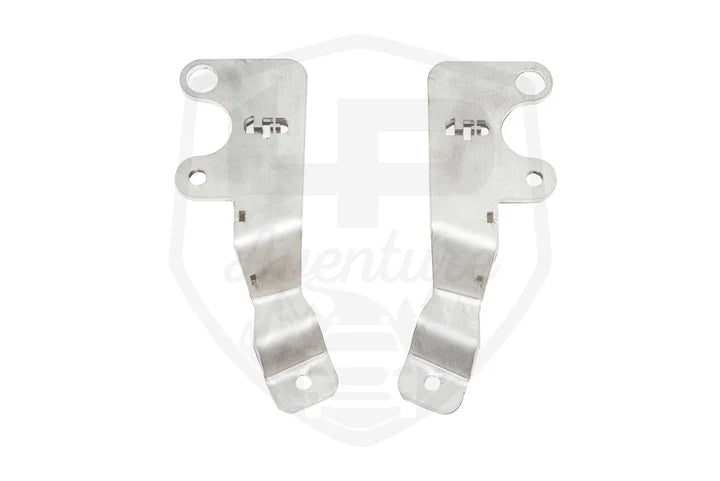 LP Aventure 13-17 Subaru Crosstrek Hood Light Brackets - Bare (Pair)
