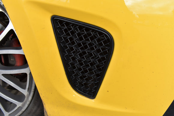 Zunsport Fiat Abarth 595 Series 4 - Front Grille Set - Black Finish