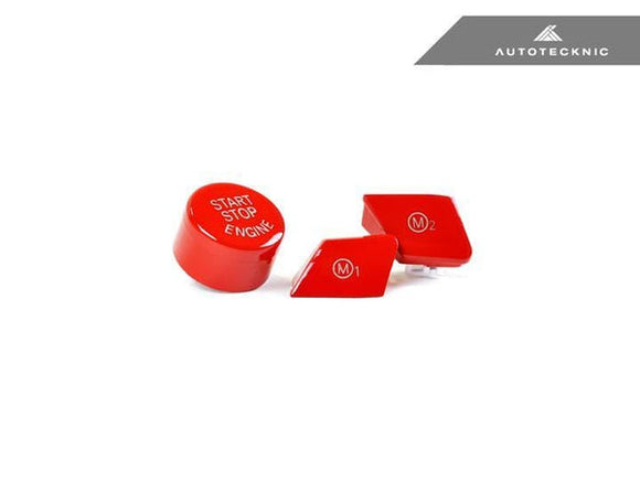 AutoTecknic Bright Red M1/M2 Button Set | BMW F80 M3 | BMW F82/F83 M4