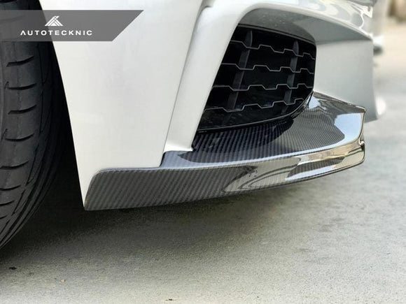 AUTOTECKNIC VACUUMED CARBON FIBER AERO SPLITTERS - F32/ F33/ F36 4-SERIES M-SPORT