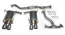 Invidia Q300 Rolled Polished 4 tip Catback Exhaust | 2015-2018 Subaru WRX / STI-3