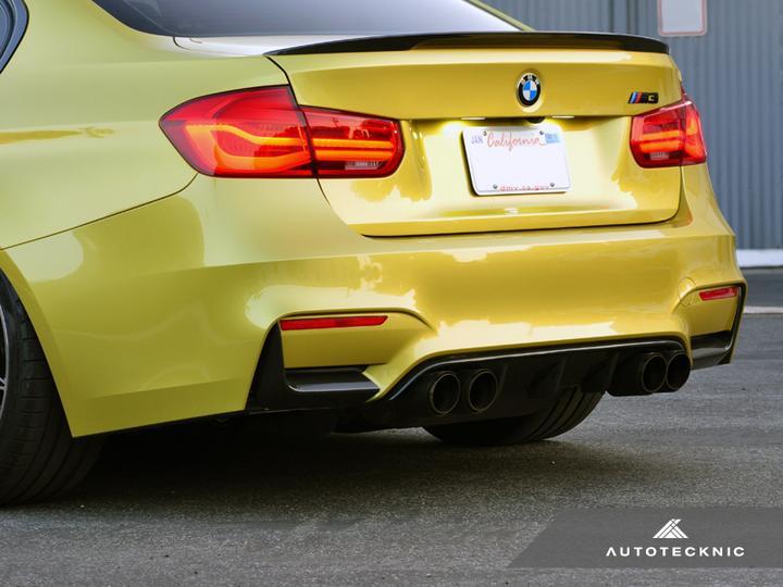 AutoTecknic Carbon Fiber Rear Bumper Trim | BMW F80 M3 | BMW F82/F83 M4 - 0