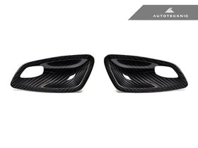Autotecknic Dry Carbon Interior Door Handle Trims - BMW E82 1M