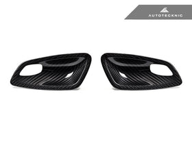 Autotecknic E9X M3 / 3-Series Dry Carbon Interior Door Handle Trim Set - 0